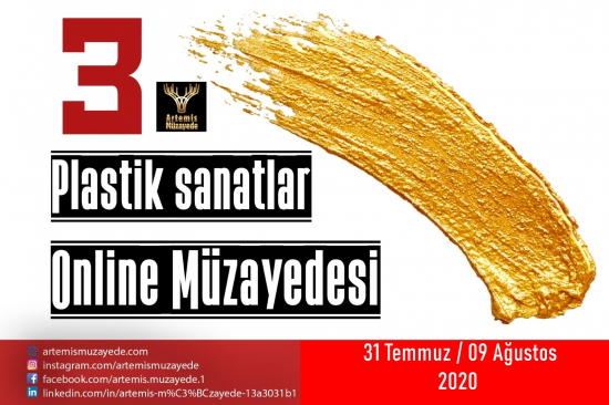 3. Artemis Online Plastik Sanatlar Müzayedesi